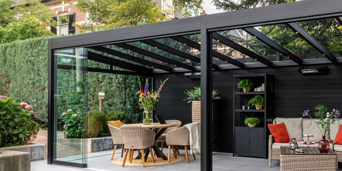 Aluminium veranda
