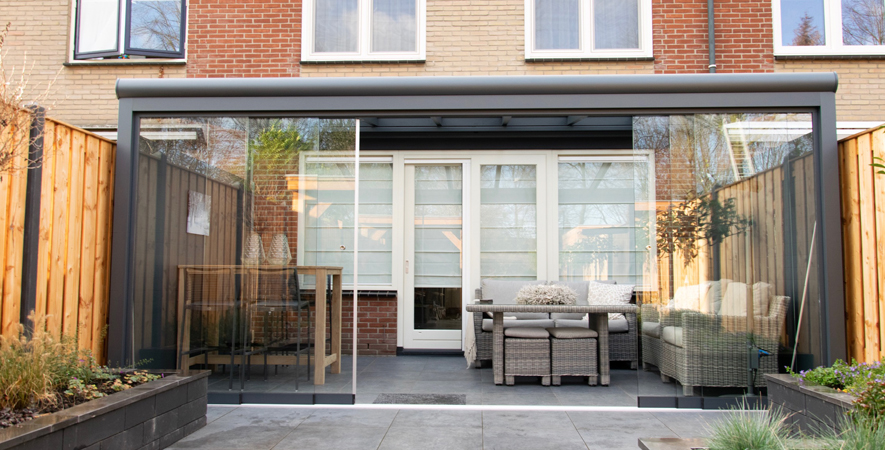 Profiline veranda aan huis