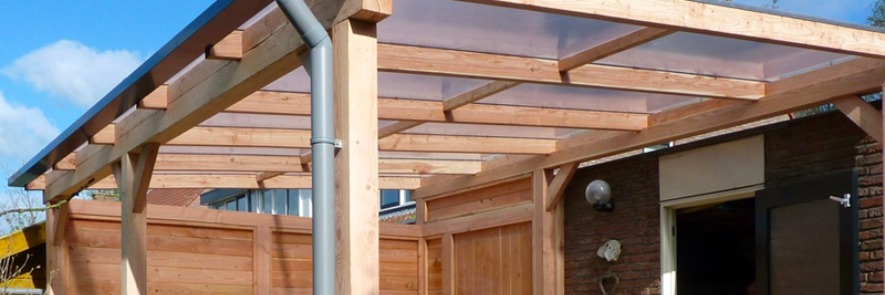 Houten veranda
