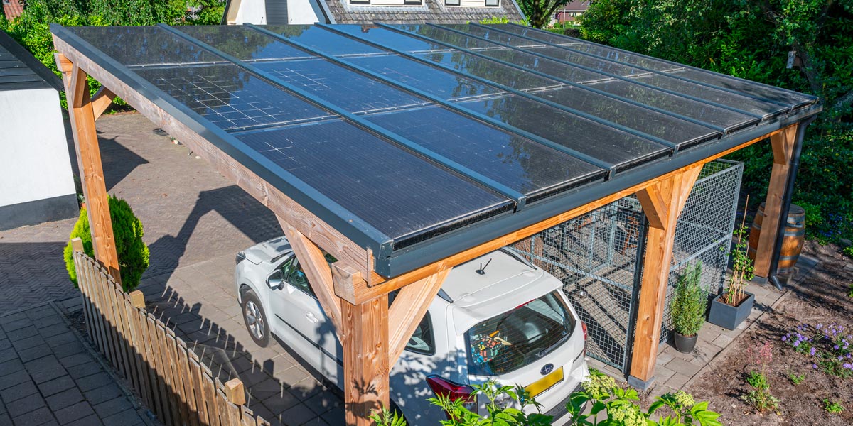 Pext Solar carport vrijstaand