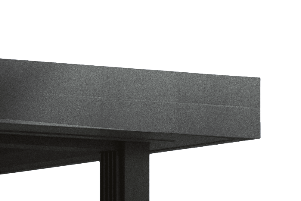 Vlakke 23 cm overstek